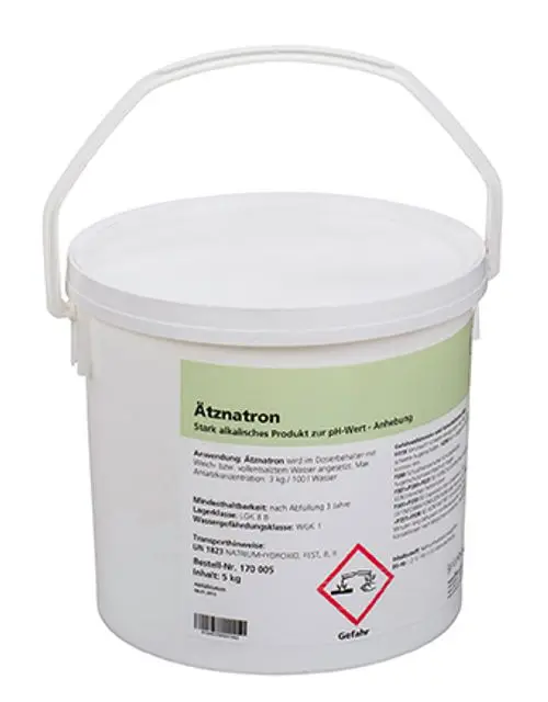 Grünbeck Ätznatron (schuppenförmig) Gebinde: 5 kg, 170005, Artikel in Kategorie